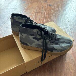 Grey camo nobull shoes